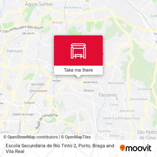 Escola Secundária de Rio Tinto 2 map