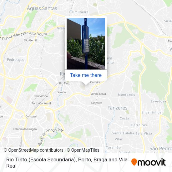 Rio Tinto (Escola Secundária) map