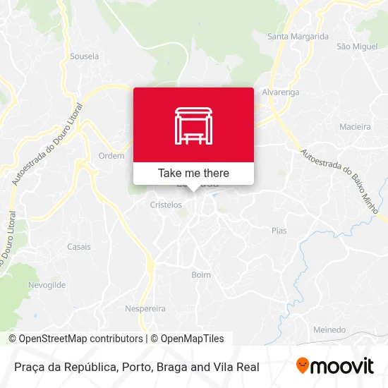 Praça da República map