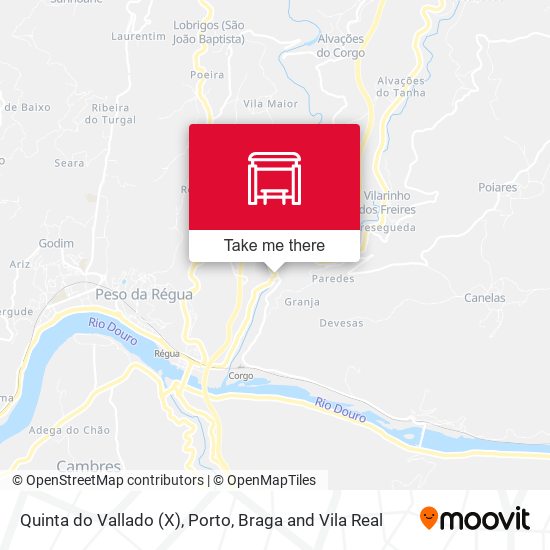 Quinta do Vallado (X) mapa