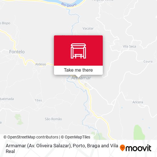 Armamar (Av. Oliveira Salazar) mapa