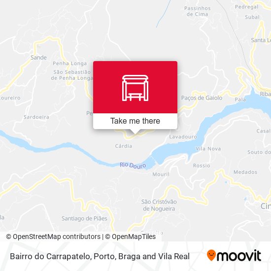 Bairro do Carrapatelo map