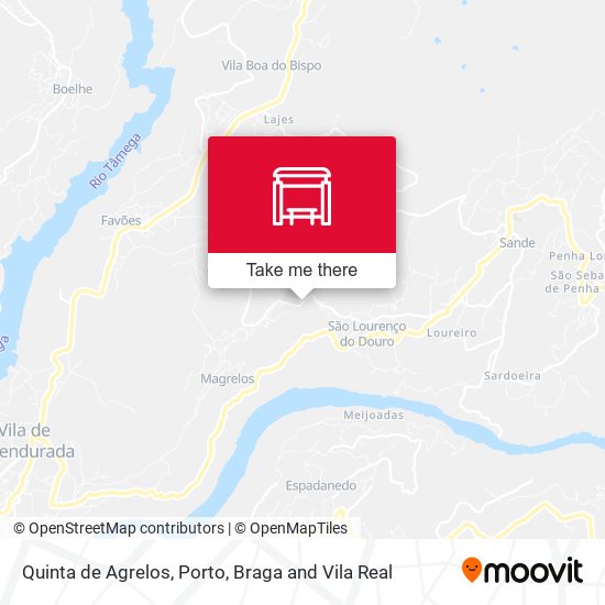 Quinta de Agrelos mapa