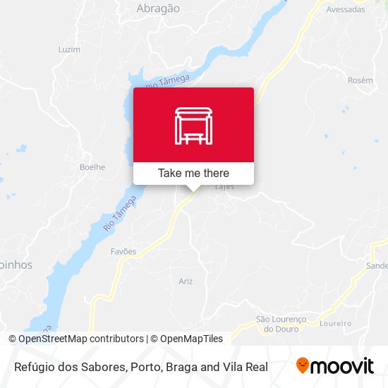 Refúgio dos Sabores mapa