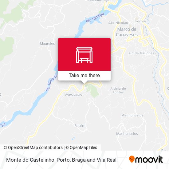 Monte do Castelinho map