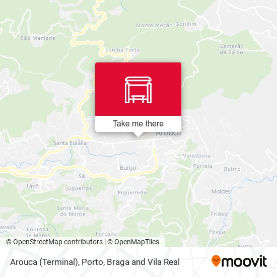 Arouca (Terminal) mapa