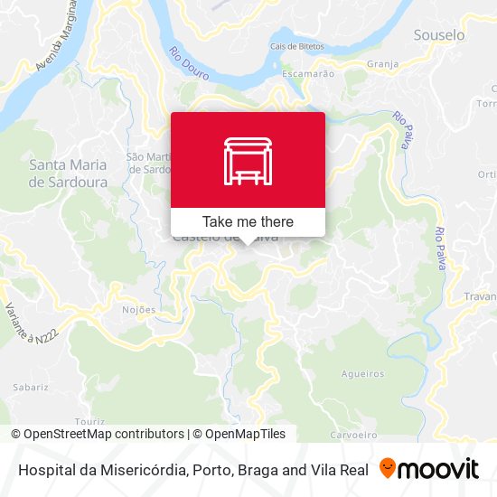 Hospital da Misericórdia mapa