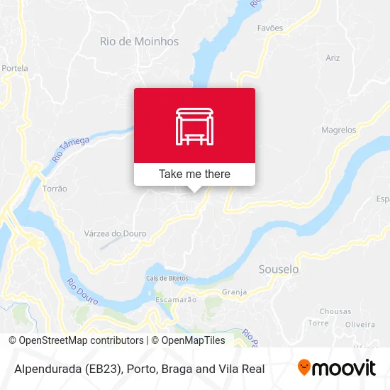 Alpendurada (EB23) map