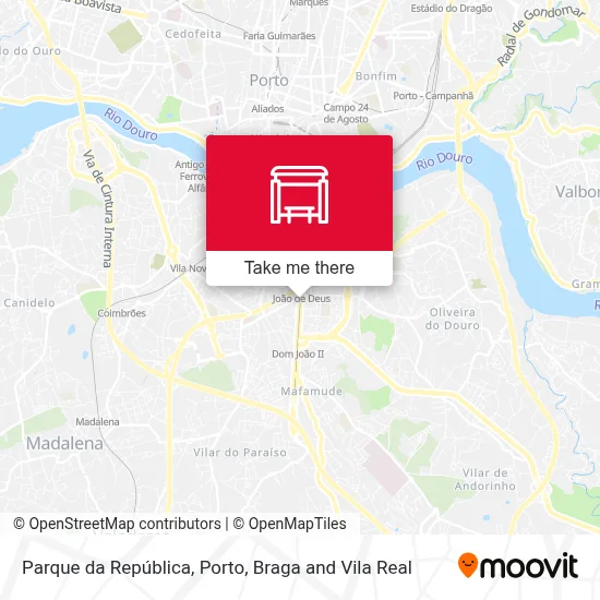 Parque da República mapa