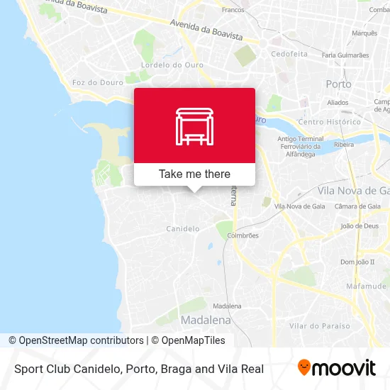 Sport Club Canidelo map