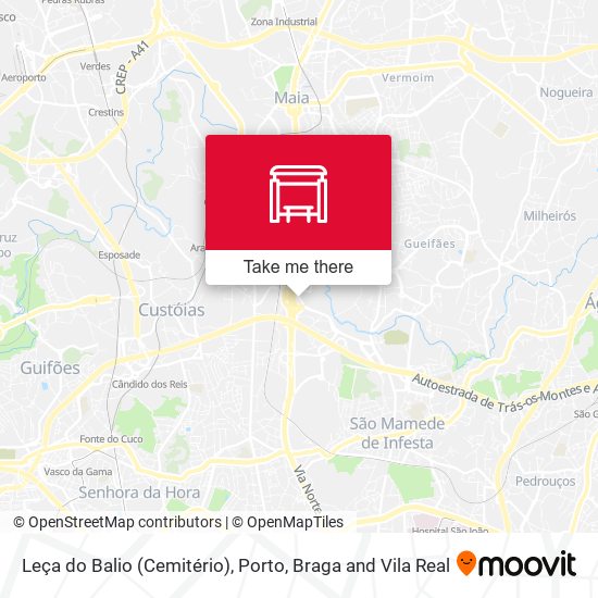 Leça do Balio (Cemitério) map