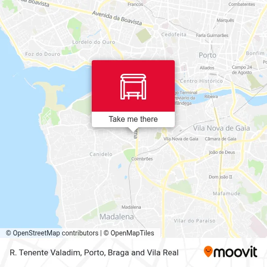 R. Tenente Valadim mapa