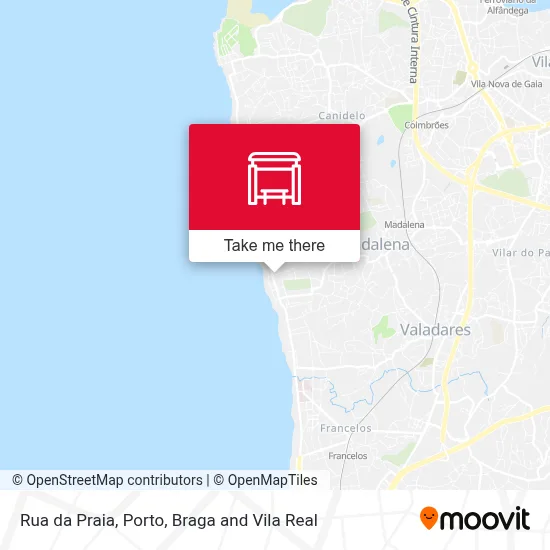 Rua da Praia map