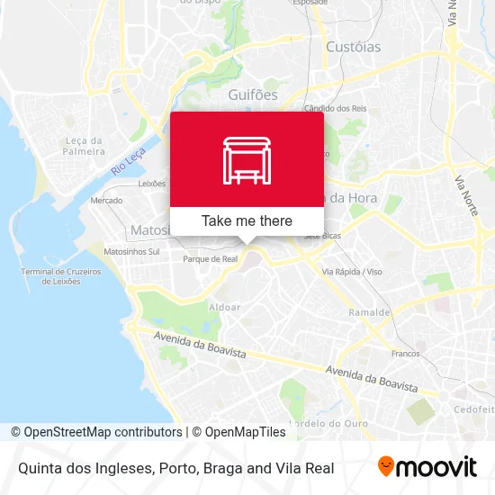 Quinta dos Ingleses map