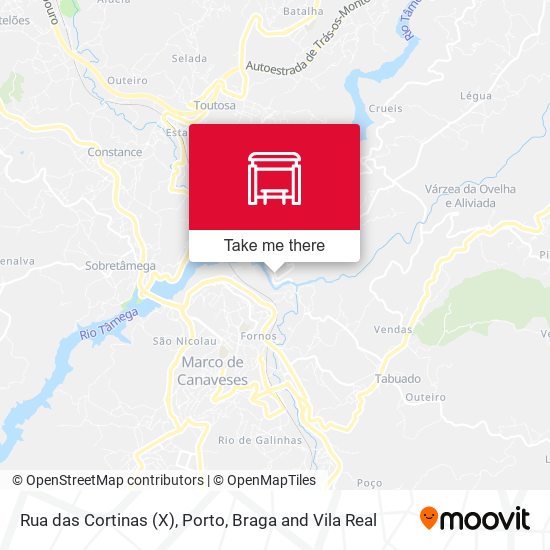 Rua das Cortinas (X) mapa