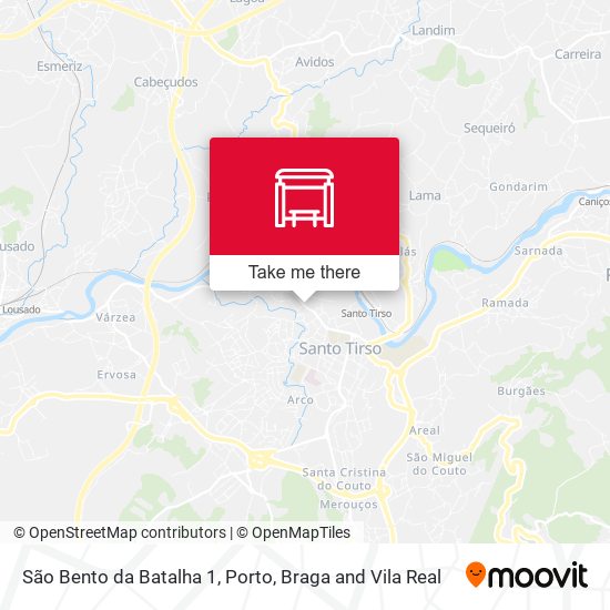 São Bento da Batalha 1 map