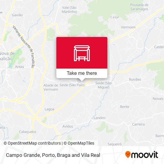 Campo Grande map