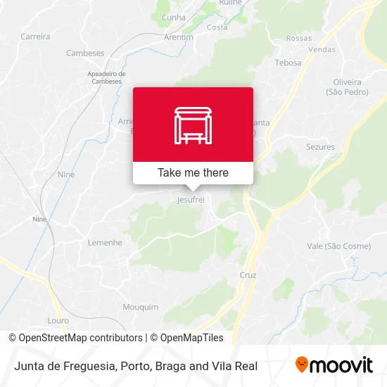 Junta de Freguesia map