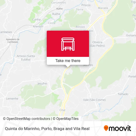 Quinta do Marinho map