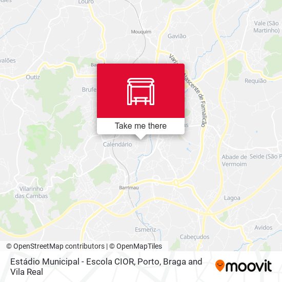 Estádio Municipal - Escola CIOR map