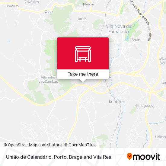 União de Calendário map