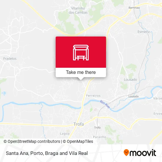 Santa Ana map