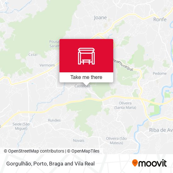Gorgulhão mapa