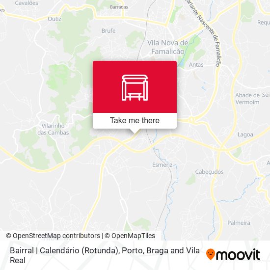 Bairral | Calendário (Rotunda) mapa