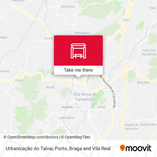 Urbanização do Talvai map