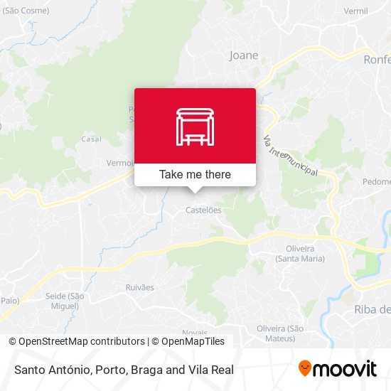 Santo António mapa