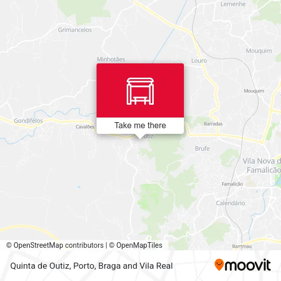 Quinta de Outiz map