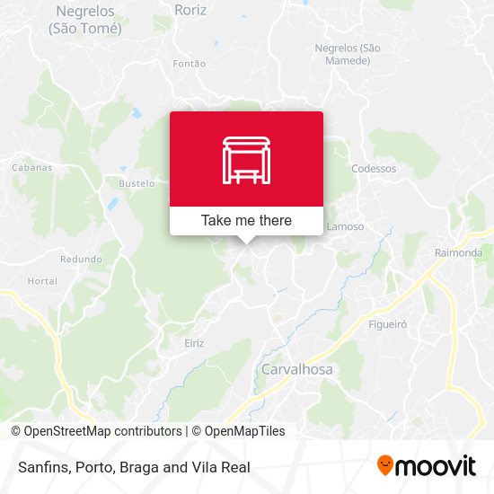 Sanfins mapa