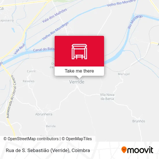 Rua de S. Sebastião (Verride) map