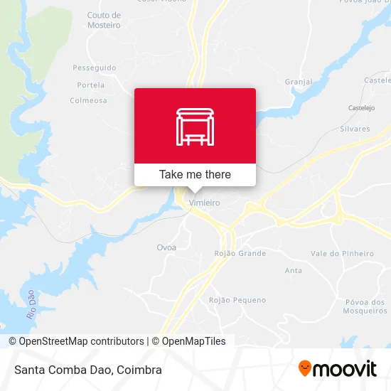 Santa Comba Dao map