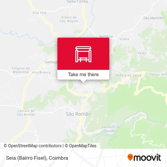 Seia (Bairro Fisel) map