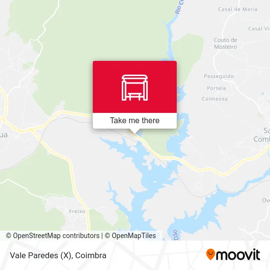 Vale Paredes (X) map