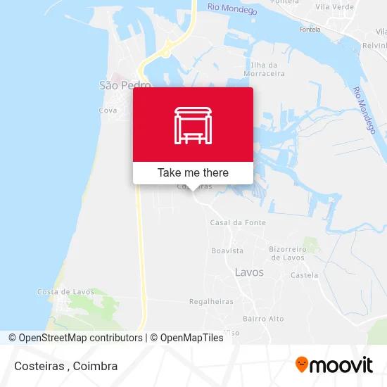 Costeiras map