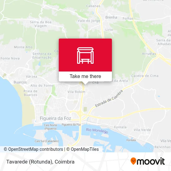 Tavarede (Rotunda) map