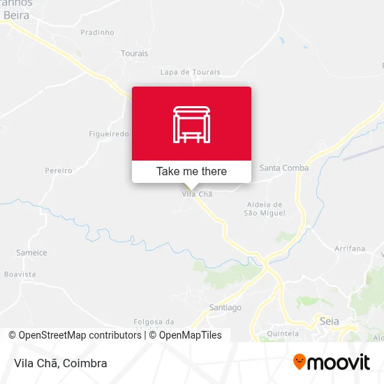 Vila Chã map