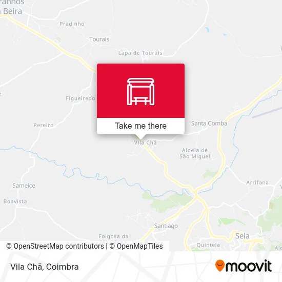 Vila Chã map