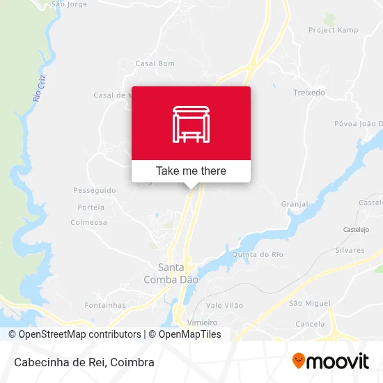 Cabecinha de Rei map