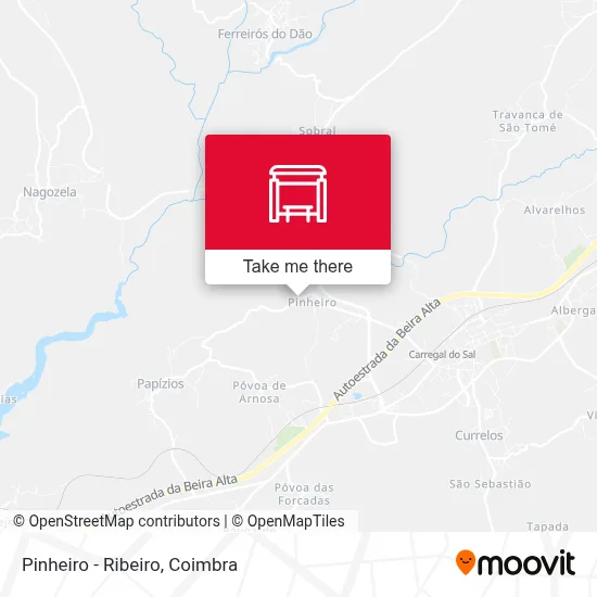 Pinheiro - Ribeiro map