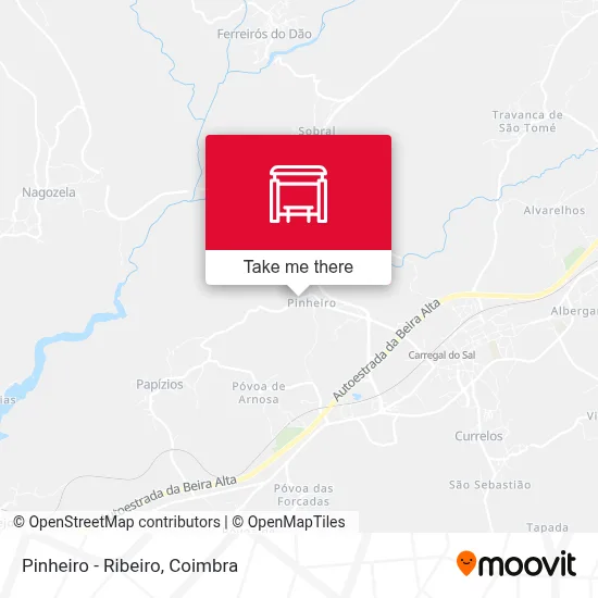 Pinheiro - Ribeiro map
