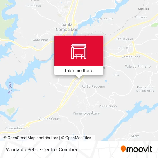 Venda do Sebo - Centro map