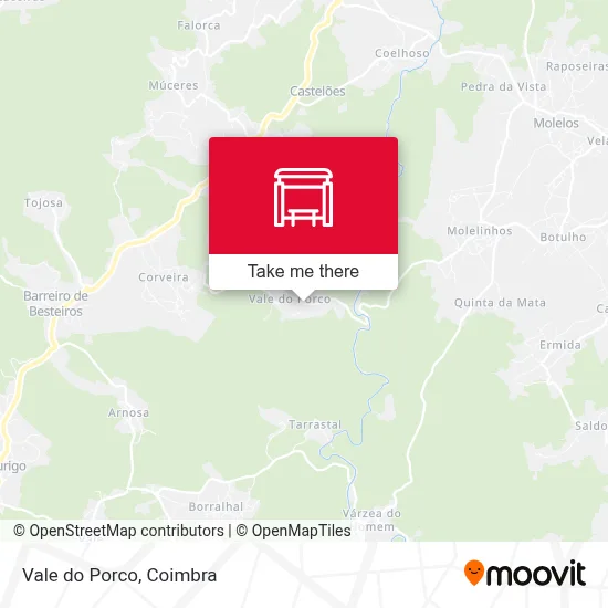 Vale do Porco map