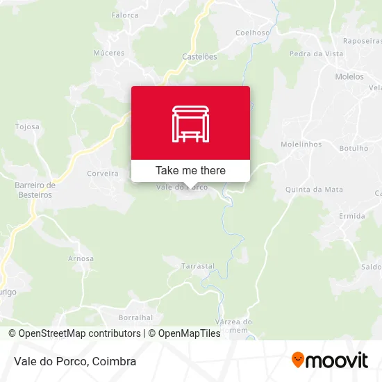 Vale do Porco map