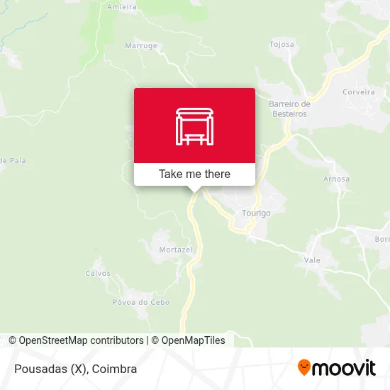 Pousadas (X) map