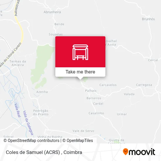 Coles de Samuel (ACRS) map