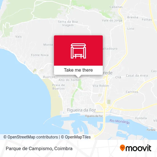 Parque de Campismo map