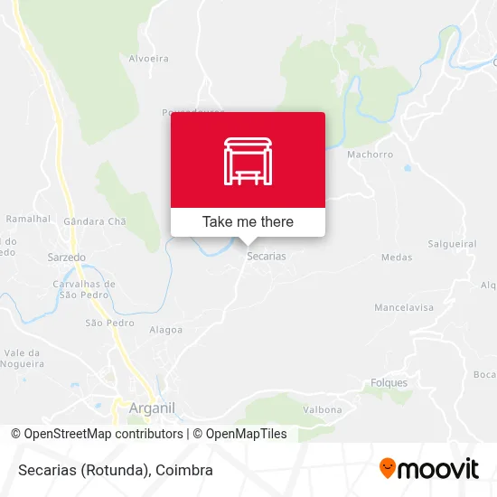 Secarias (Rotunda) map